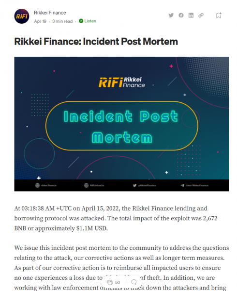 Rikkei Finance事件分析