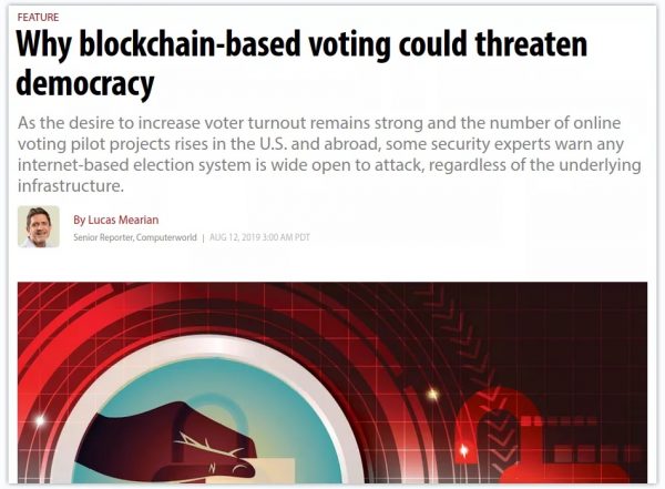 Vitalik：为何需要区块链投票？
